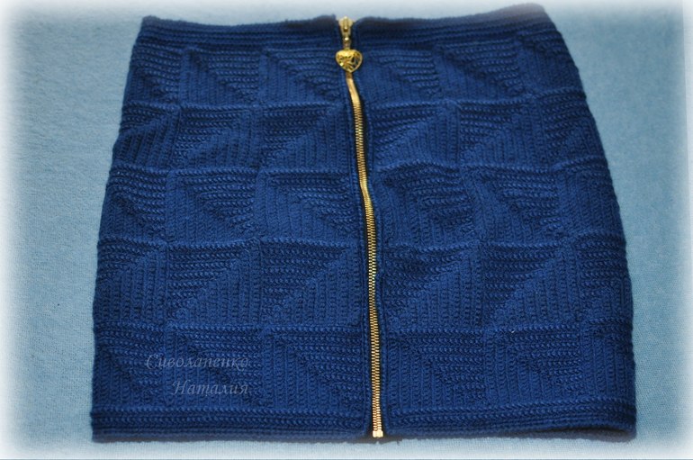 Юбка из квадратов