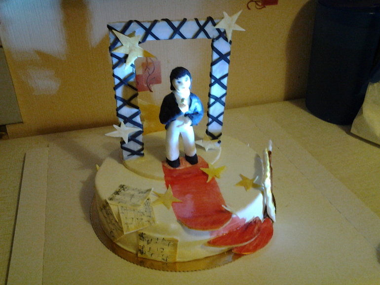 Торт для будущей меге звезды