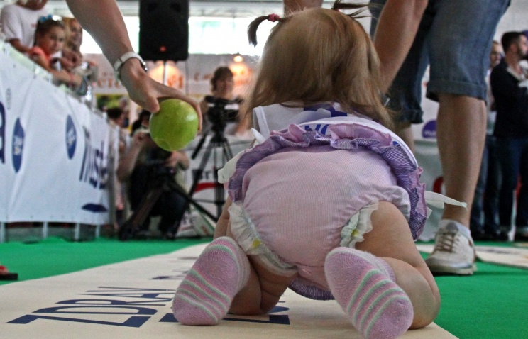 В Алтайском крае состоялся "Забег младенцев"