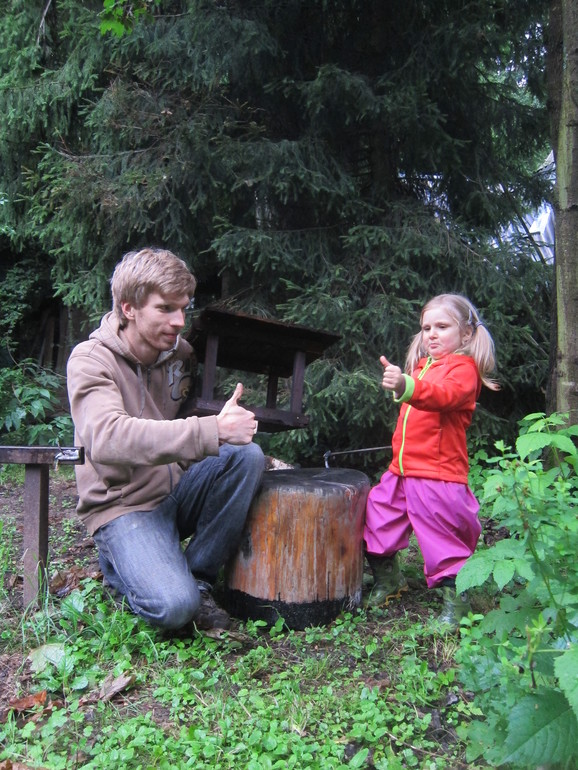 летне-осенние поделочки на дачке