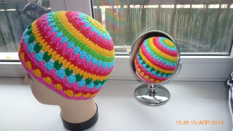 шапочка конфетти