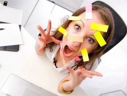 Оffice woman-Рабочий стресс