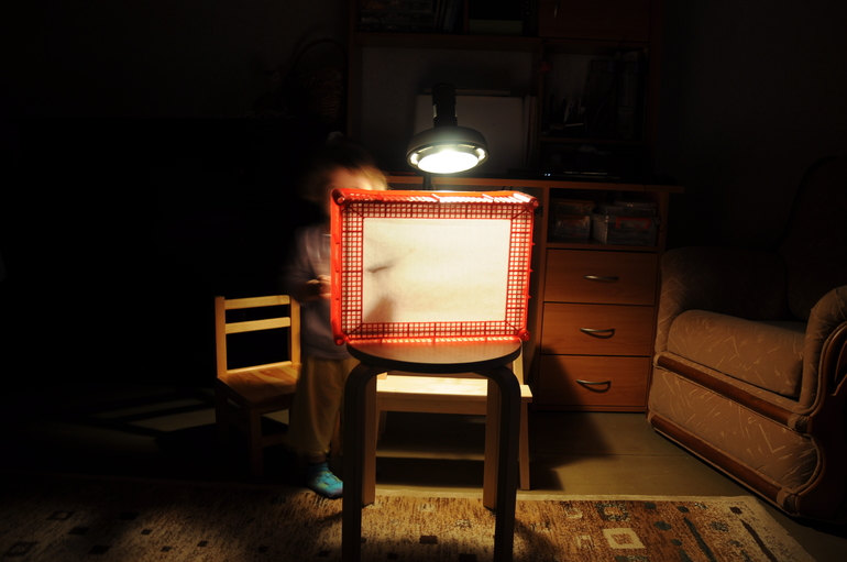 Теневой театр. Курочка Ряба