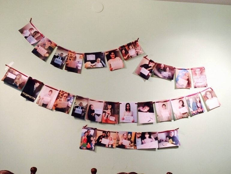 День рождение мама. Вот что мы сделали! =) ( Посоветуйте)