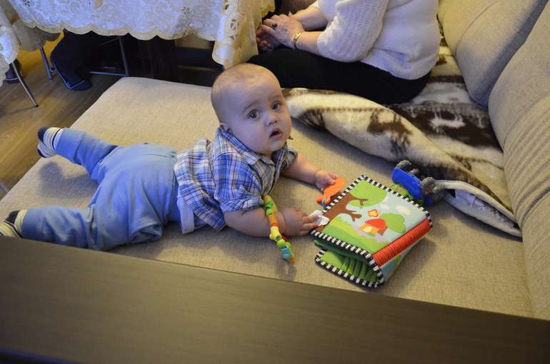 Наш первый поход в гости))))