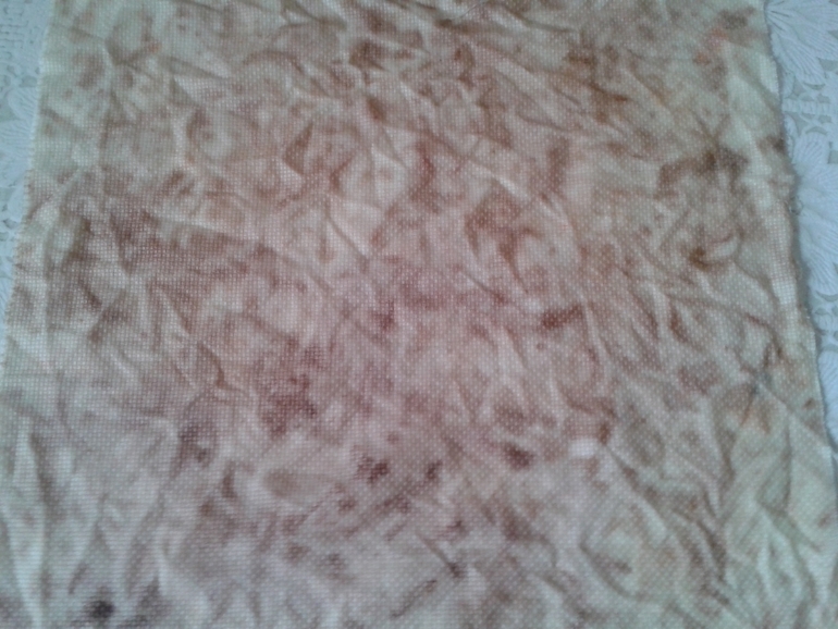 А я покрасила канву))))