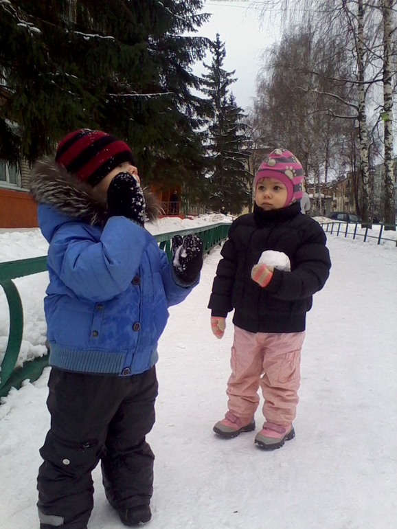 наши зимние прогулки-ежедневные
