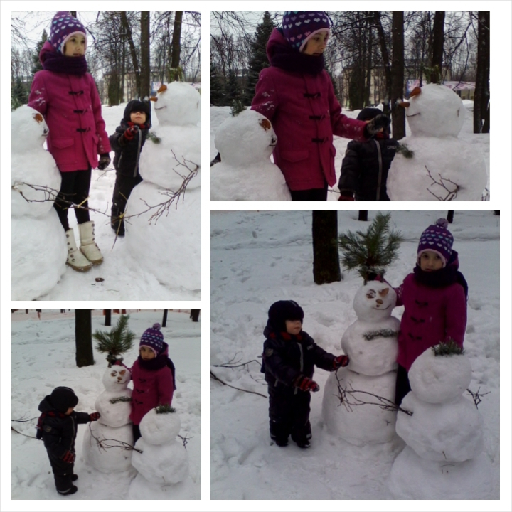 наши зимние прогулки-ежедневные