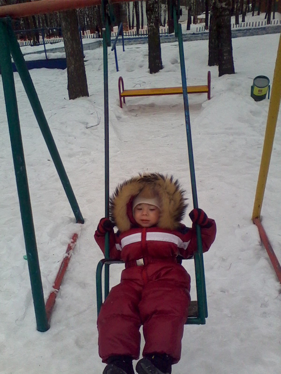 наши зимние прогулки-ежедневные