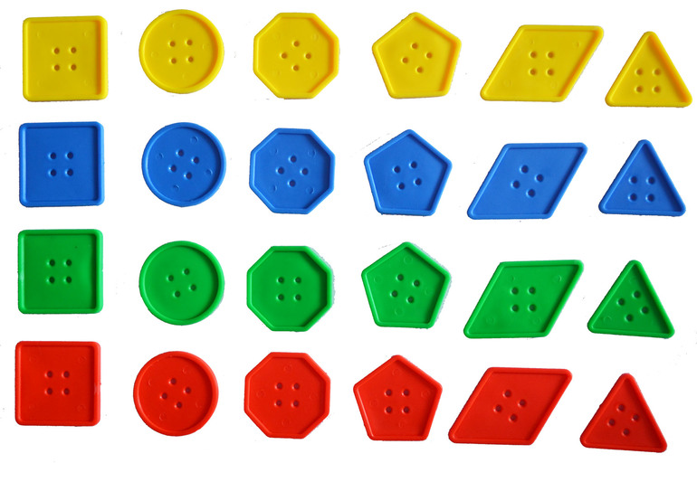 Автомобильный завод, банки с леденцами – игры с геометрическими пуговицами