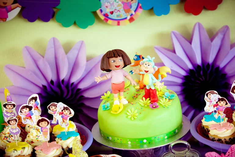 Dora the Explorer candy bar...Сладкий стол Даша — путешественница...