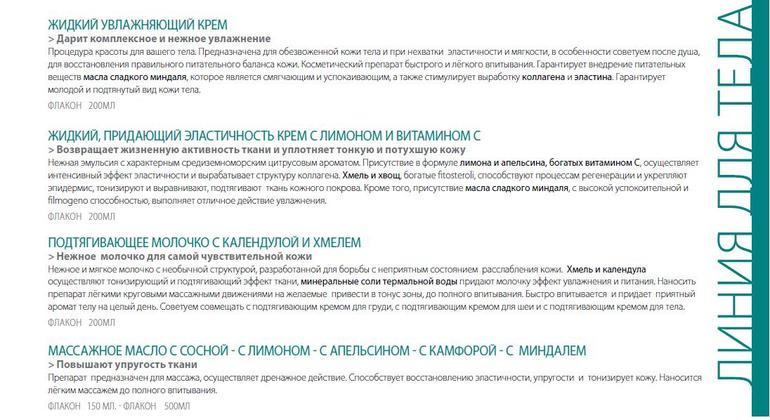 Натуральная термальная косметика из Италии