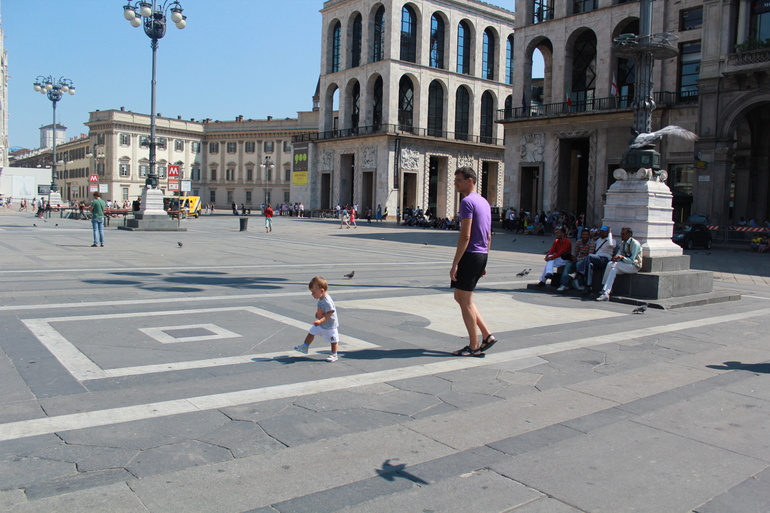Летний европейский трип 2013 с годовасиком. Часть 8. Милан и как мы не попали в Цюрих
