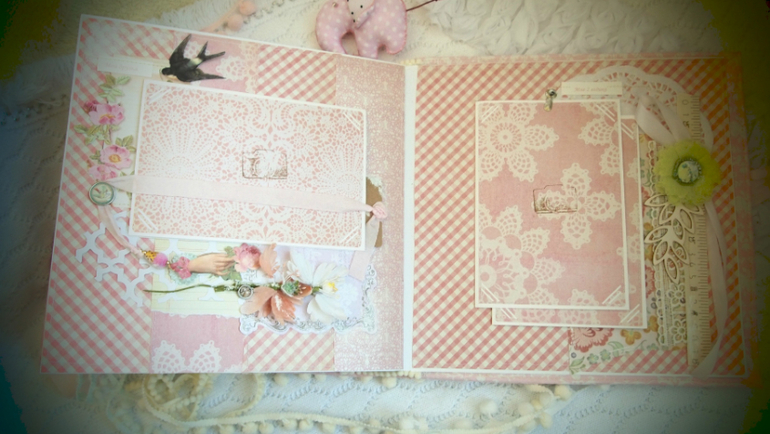 Зефирный альбом для маленькой девчушки Кати