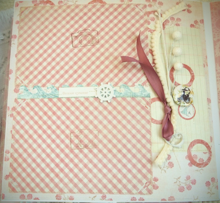 Зефирный альбом для маленькой девчушки Кати