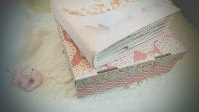 Зефирный альбом для маленькой девчушки Кати