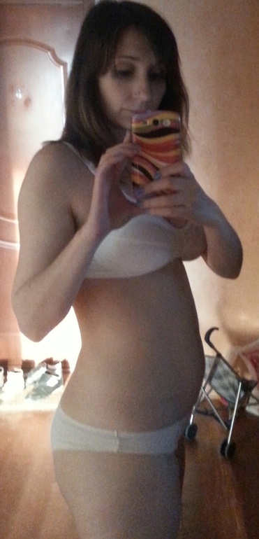 фото пузика 17-ой недели