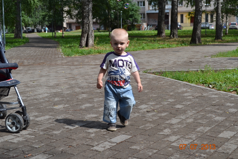 Мой сыночек растет!)))