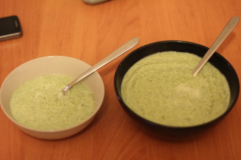 Капустно-молочное пюре.