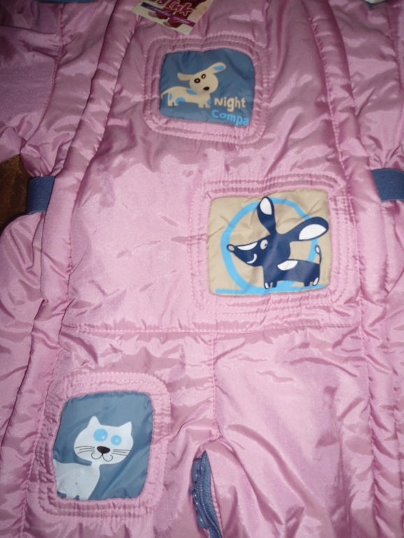 Осенний комбинезон на 80 см. новый