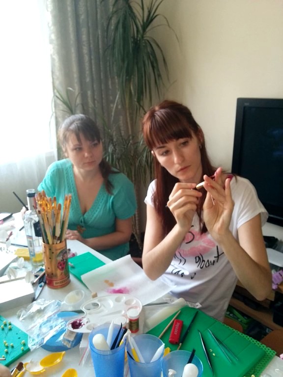 Отчет, о прошедшем курсе по сахарной флористике от  Виктории Кулбжевой