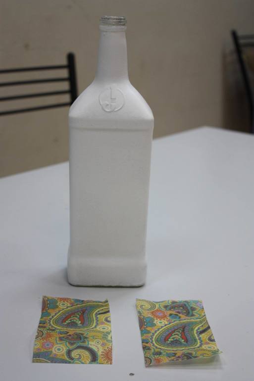 Мастер-класс по бутылке «Загадочная Индия».