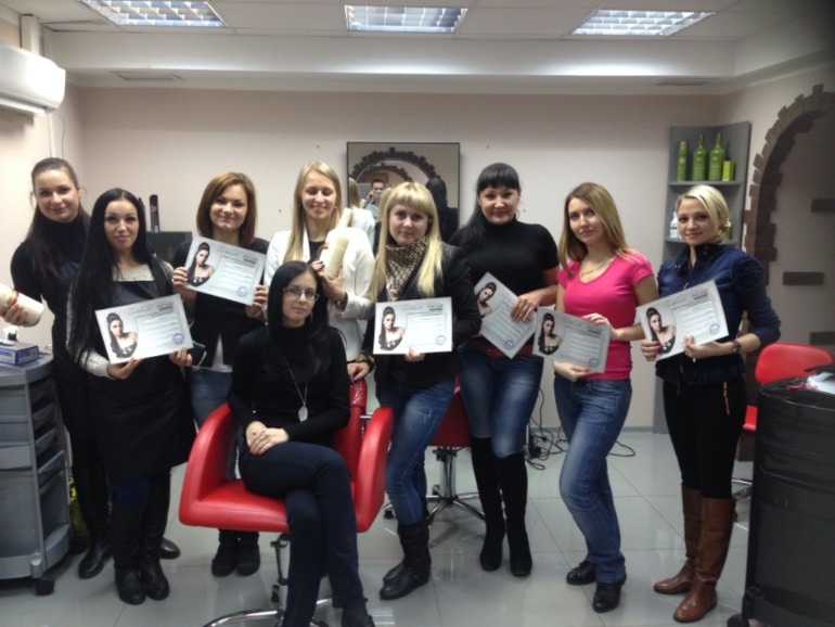 Обучение на бразильское выпрямление с выдачей дипломов.