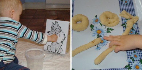 Голодный волк, соленое тесто и игры с водой!