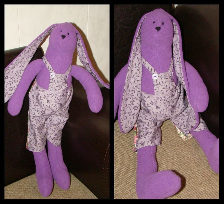 Заяц из флиса