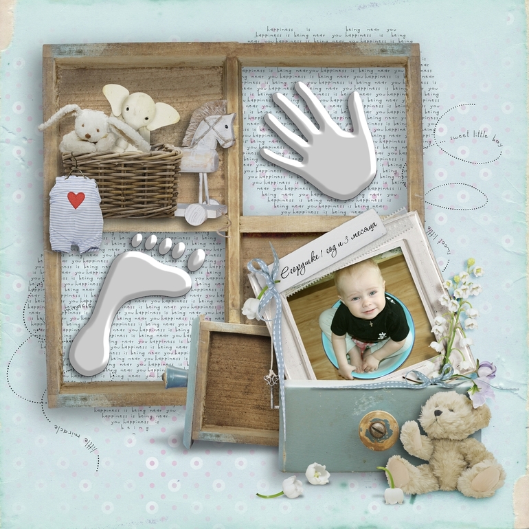 переделала фон для 3Д слепков