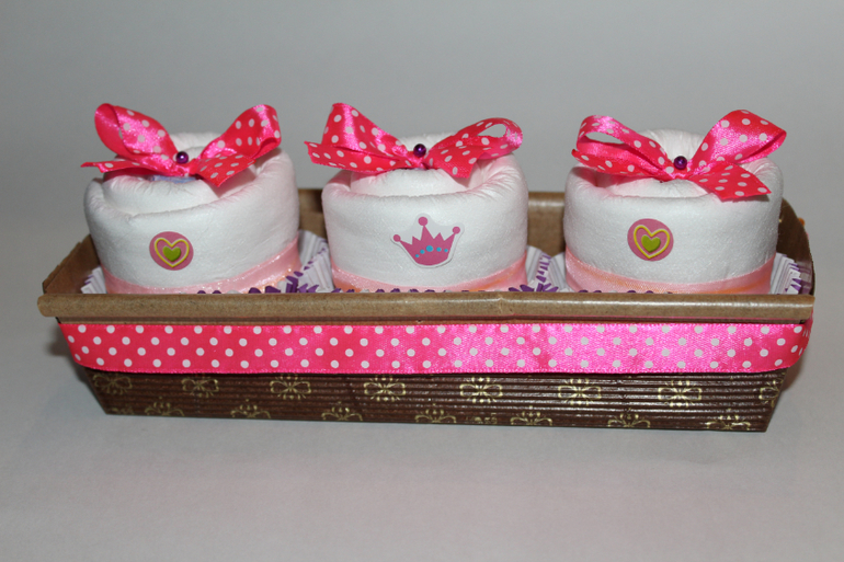 Тортики и фигуры из памперсов