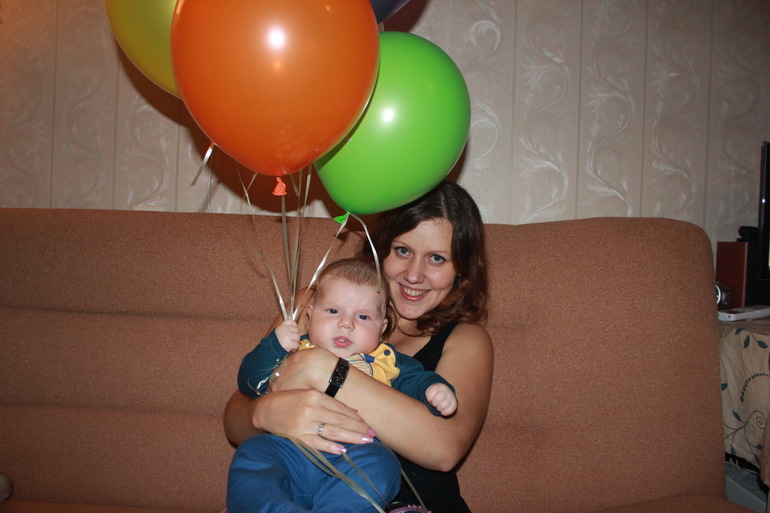 Тёмкины три с половиной месяца и мои 30 лет!