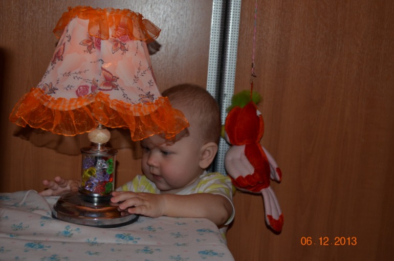 лампочка гори....