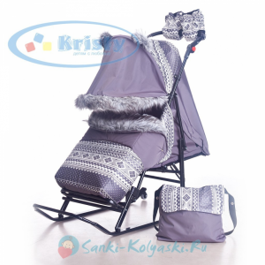 Вот такие саночки мы приобрели на зиму.