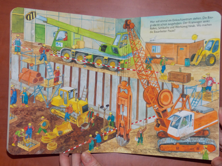 Развороты Kennst du schon die Baustelle? by Guido Wandrey