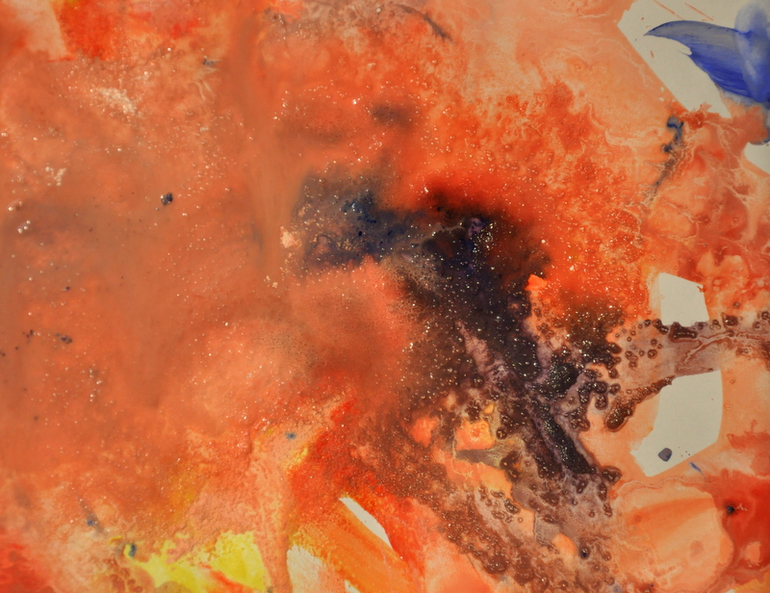 Первые пробы: ГУАШЬ (1,4 года)