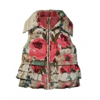 Продам новый комплект жилет Ботанический сад 110+шапочка