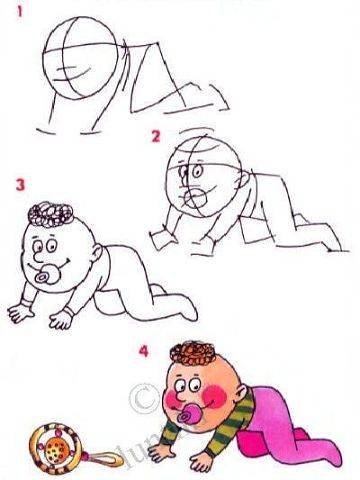 рисуем семью