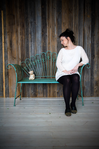 Оленька в фотостудии Шэбби-хауз.