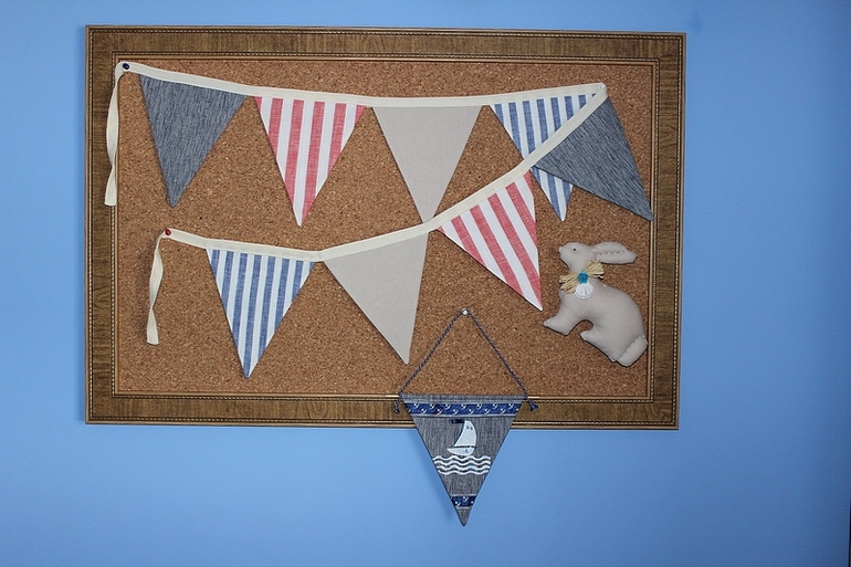 Декор в морском стиле для детской комнаты.