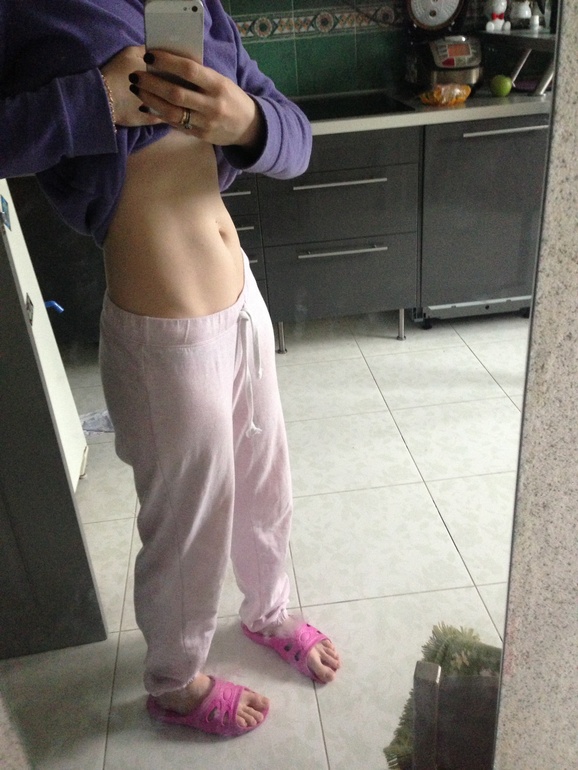 Теперь я с животом