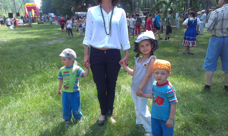 Гуляния на Троицу.