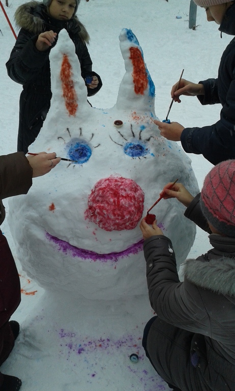 Начало нашей зимы : )