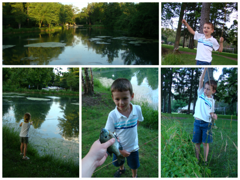 За коротанием летних вечеров.