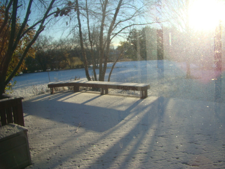 Первый снег.