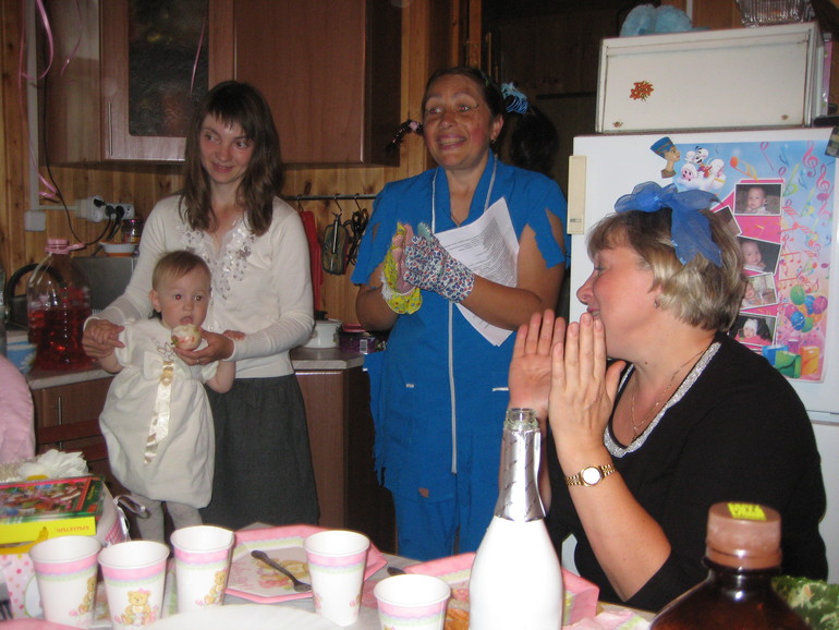 Запоздалый отчет о том, как мы отметили первый годик нашей любимой дочки Софии))))