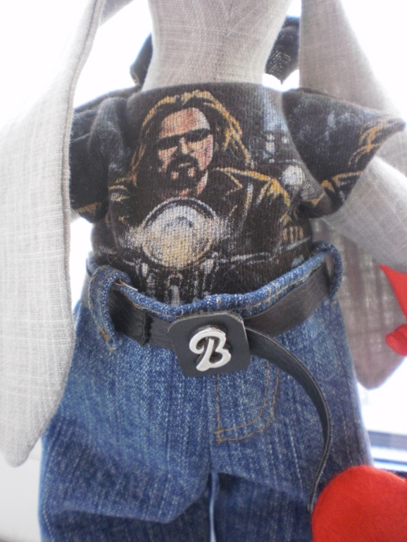 Заяц-байкер