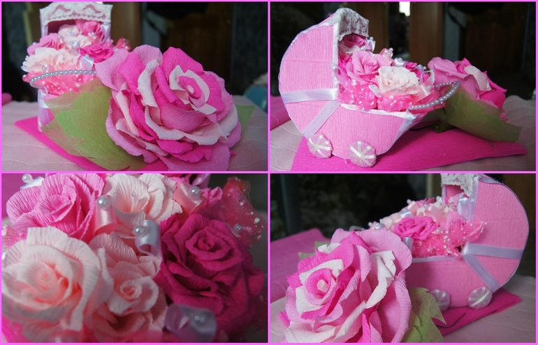 Ну вот и сделала наконец то коляску для Наташки;))