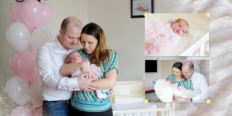 Фотокнига с выписки Катюши.