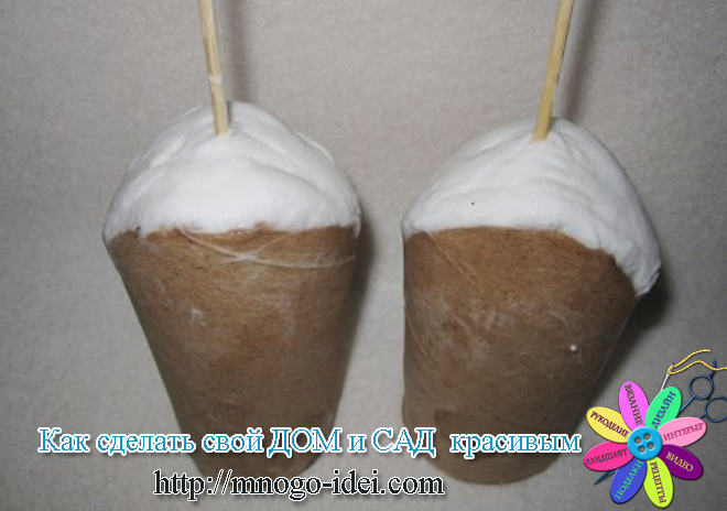 ежики из шишек